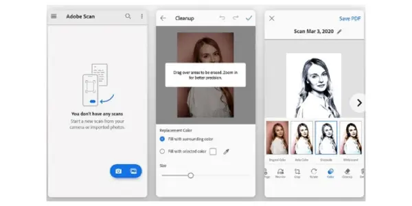 بهترین برنامه اسکنر موبایل و اسکن عکس با گوشی 24 اسکنر موبایل ادوبی اسکن