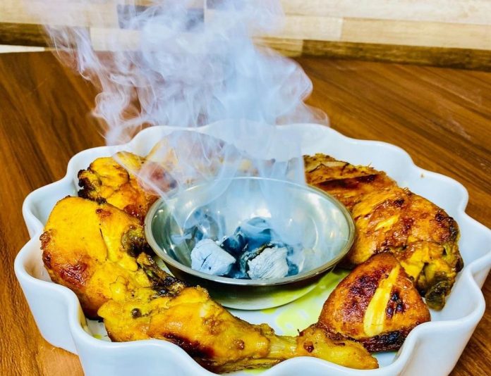 طرز تهیه مرغ زغالی