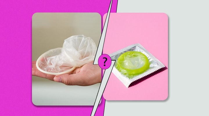 کاندوم زنانه؛ انواع، مزایا، معایب و روش استفاده_مجله رشد 6 تفاوت کاندوم زنانه و مردانه