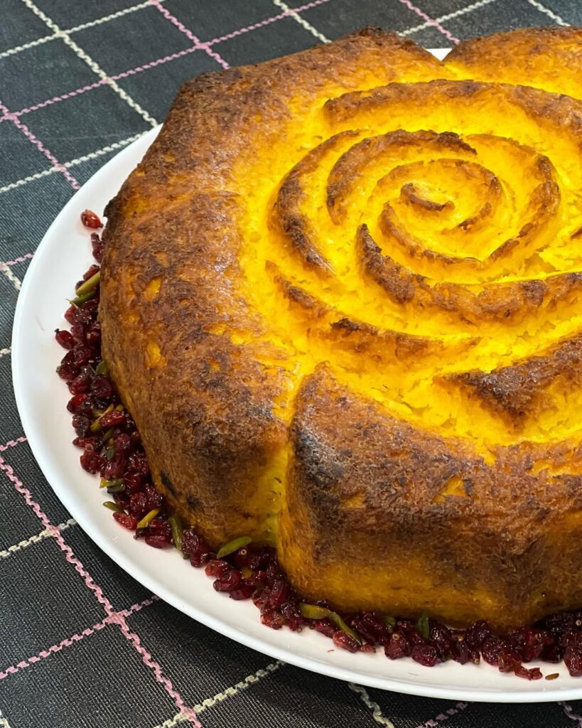 طرز تهیه ته چین کدو حلوایی و مرغ