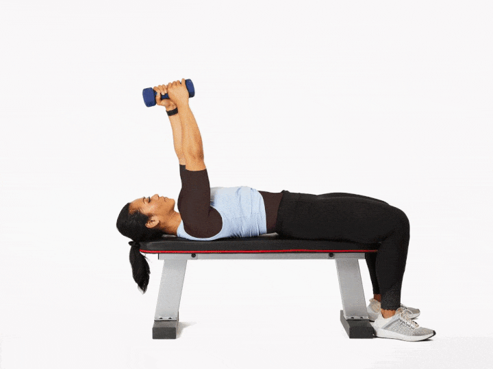 حرکات بدنسازی با دمبل؛ ۲۷ تمرین و انواع حرکات با دمبل_مجله رشد 88 ورزش با دمبل - پلاور دمبل دست خم